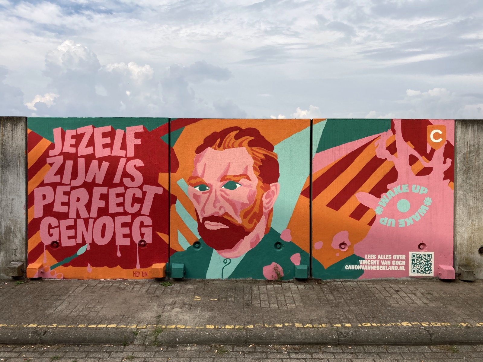 Mural voor Canon van Nederland @ Honigcomplex Nijmegen