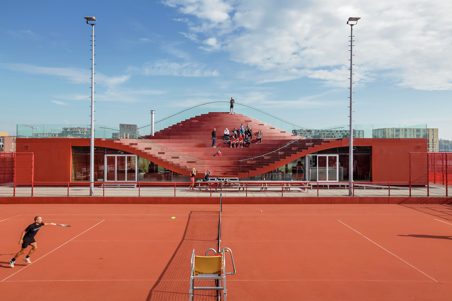 Tennisclub, The Couch, Ijburg, Amsterdam, MVRDV architecten