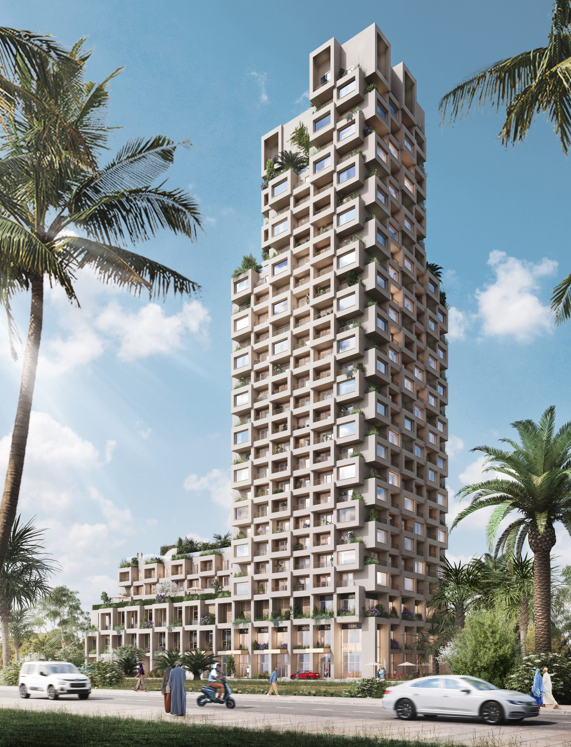 Burj Zanzibar, Tanzania. © OMT Architects